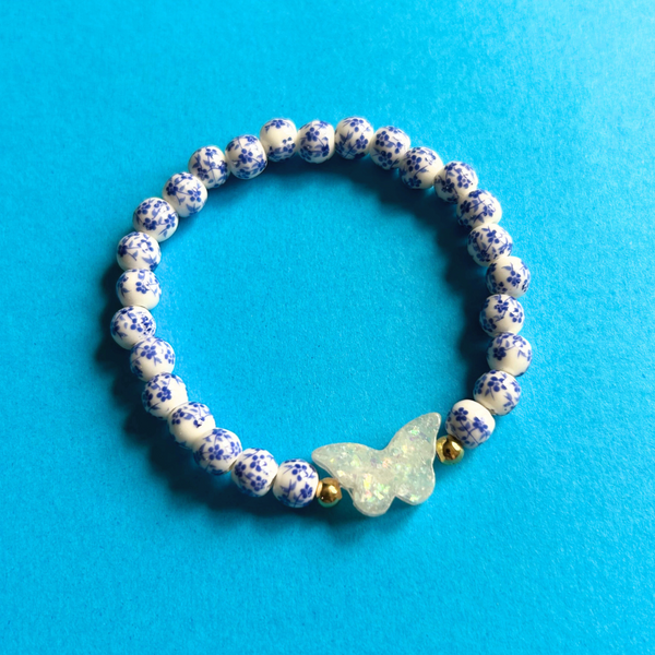 HOLY WATER PORCELAIN BUTTERFLY BRACELET –1