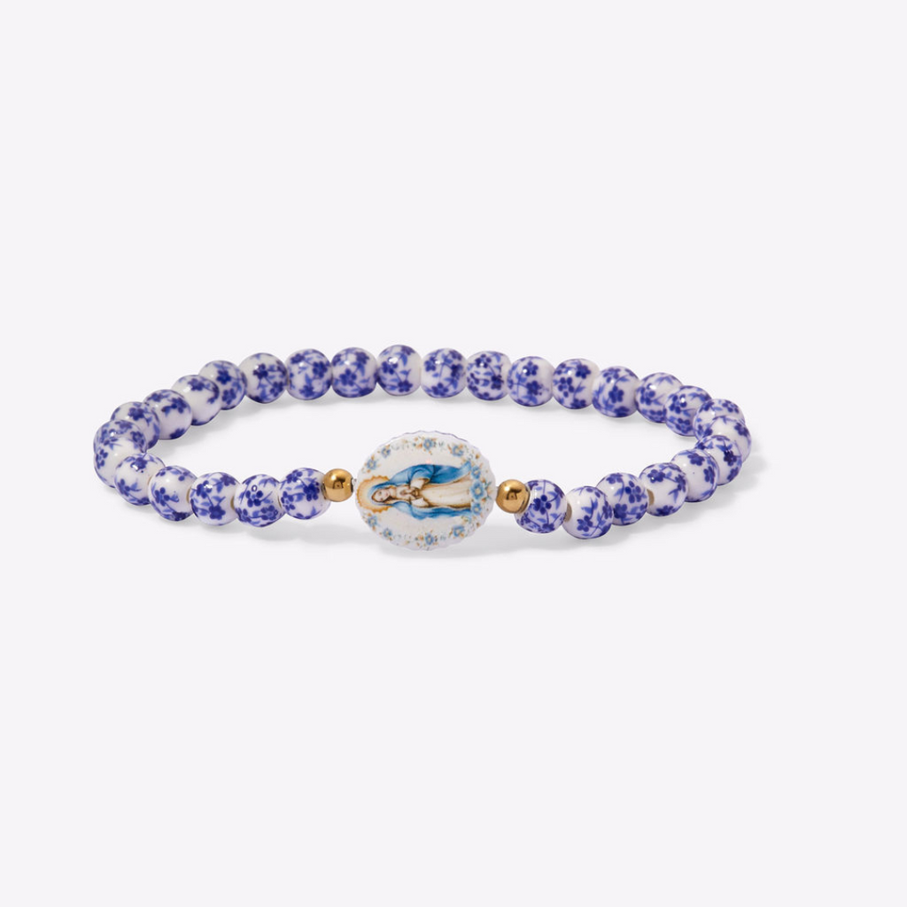 Miraculous Mary Porcelain Bracelet | Lourdes Water
